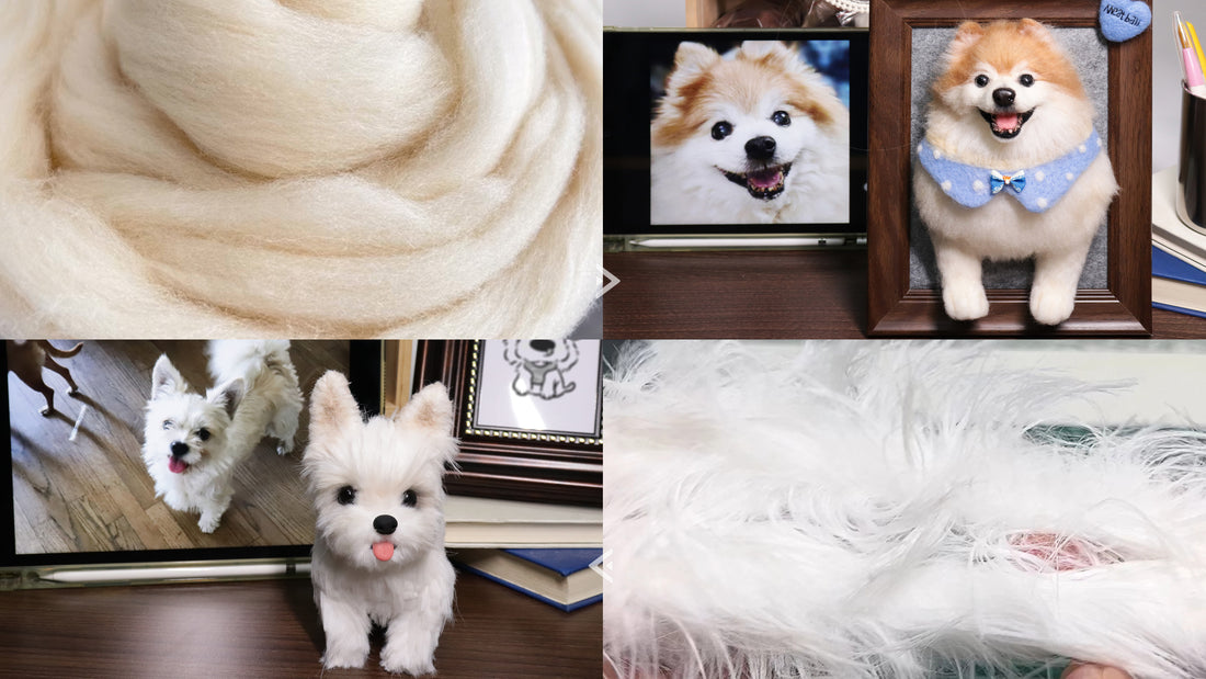 Needle Felt Pet Portrait vs Chenille Pipe Cleaner Pet Portrait