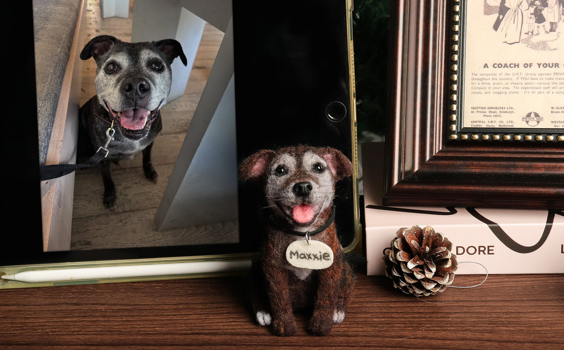 The Perfect Travel Companion: A Custom Felt Dog Replica to Accompany Your Adventures