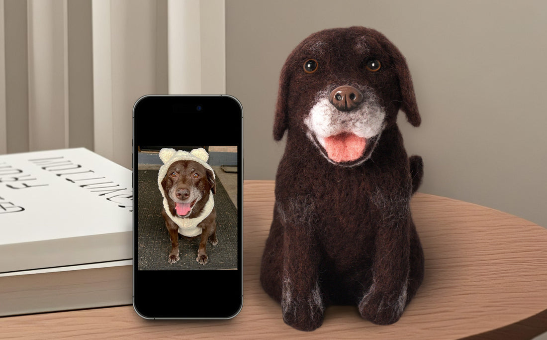 A Custom Felt Replica to Honor Buddy: A Love That Lasts Forever