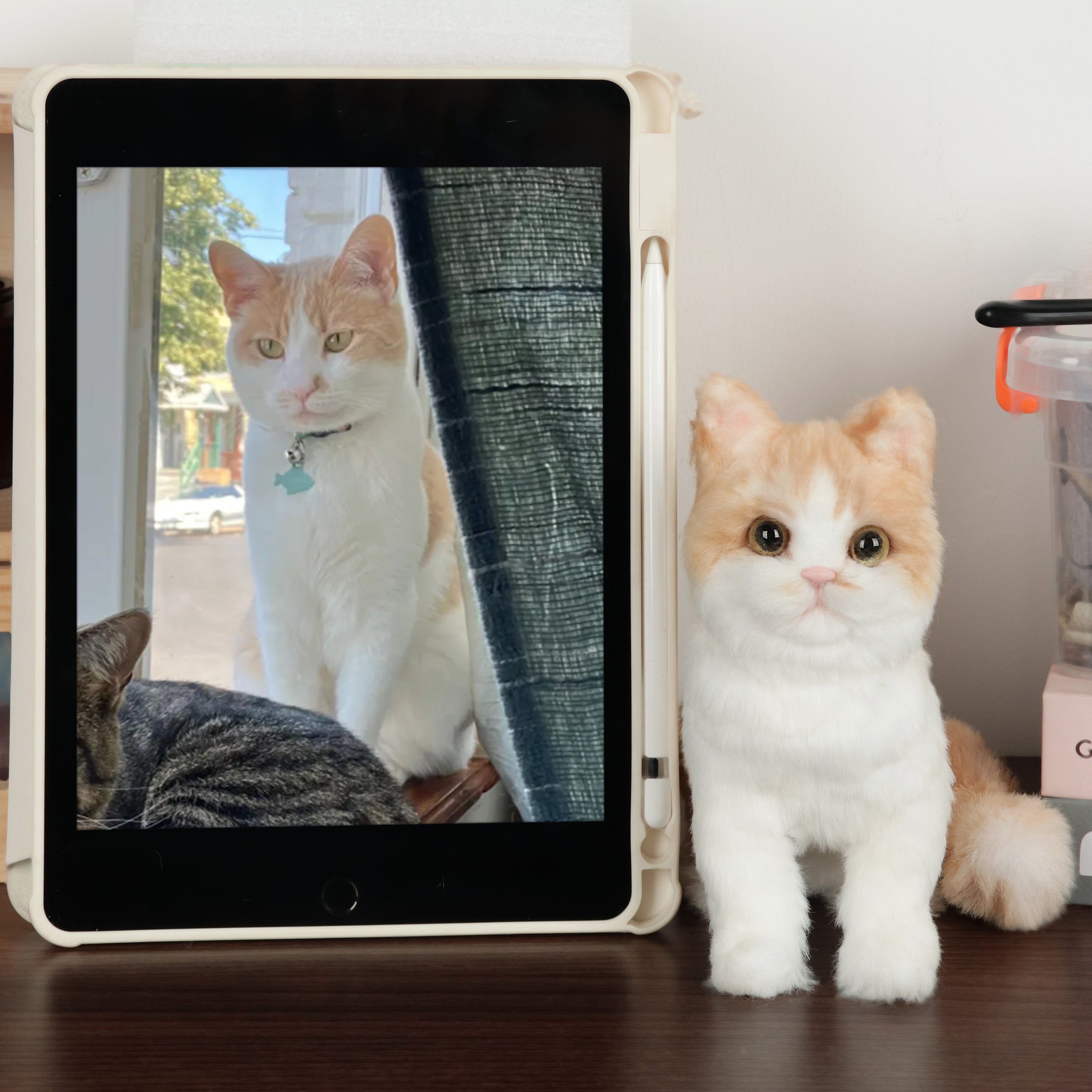 Custom Pet Replica Cat Plush Memorial Gift