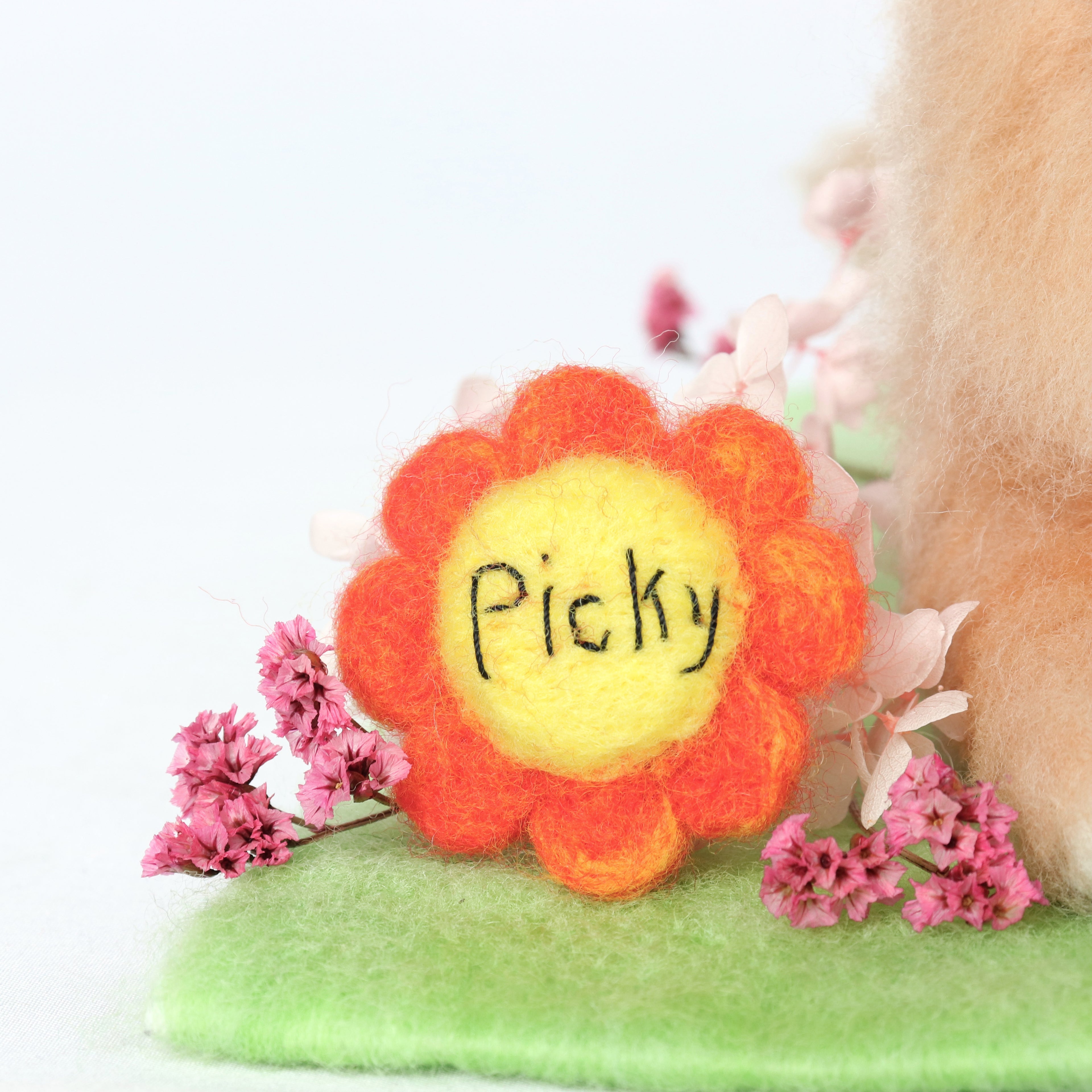 Custom Felt Sculptures Life Size Pet Replica Full Body 10 Inches