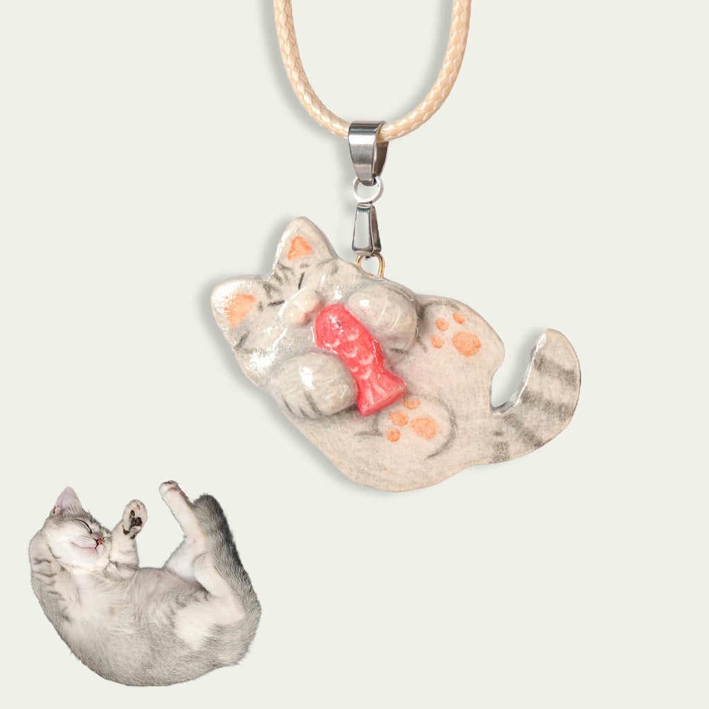 Custom Pet Clay Necklace