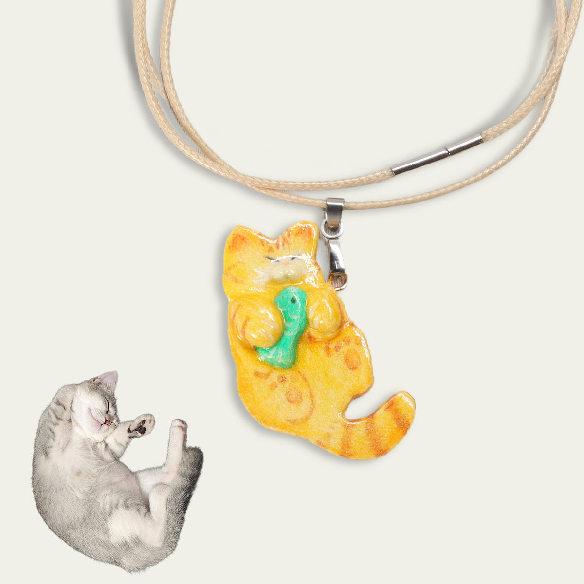 Custom Pet Clay Necklace