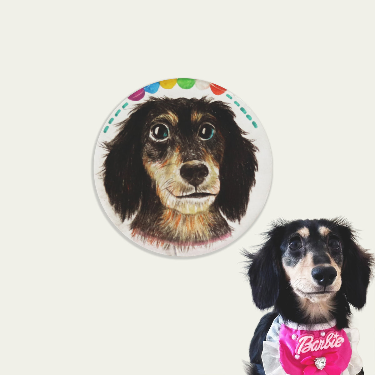 Custom Pet Magnet / Pet Badge