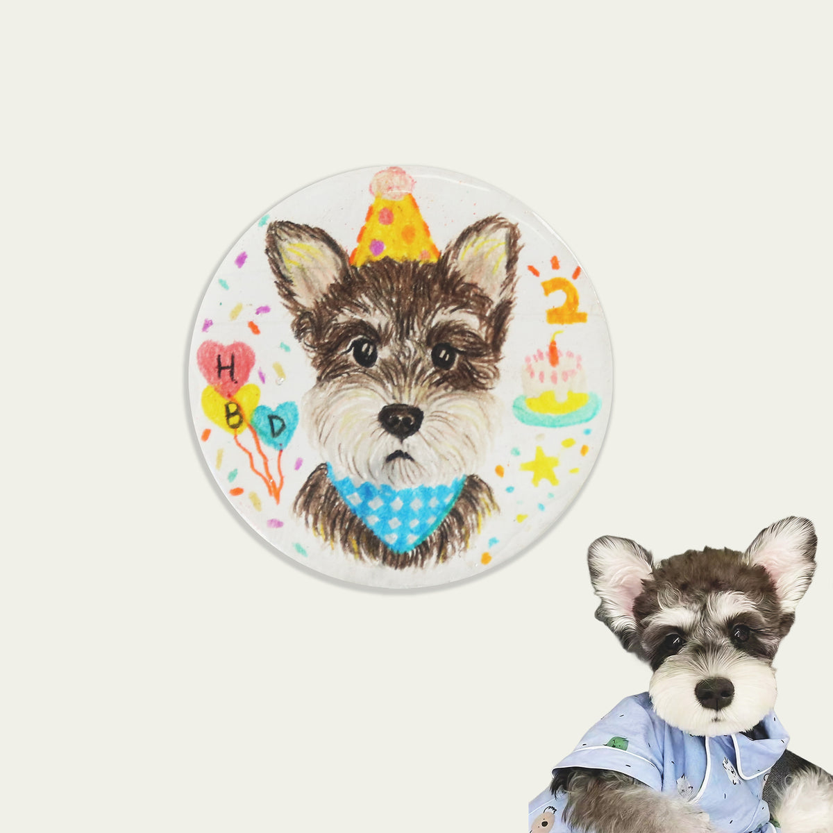 Custom Pet Magnet / Pet Badge