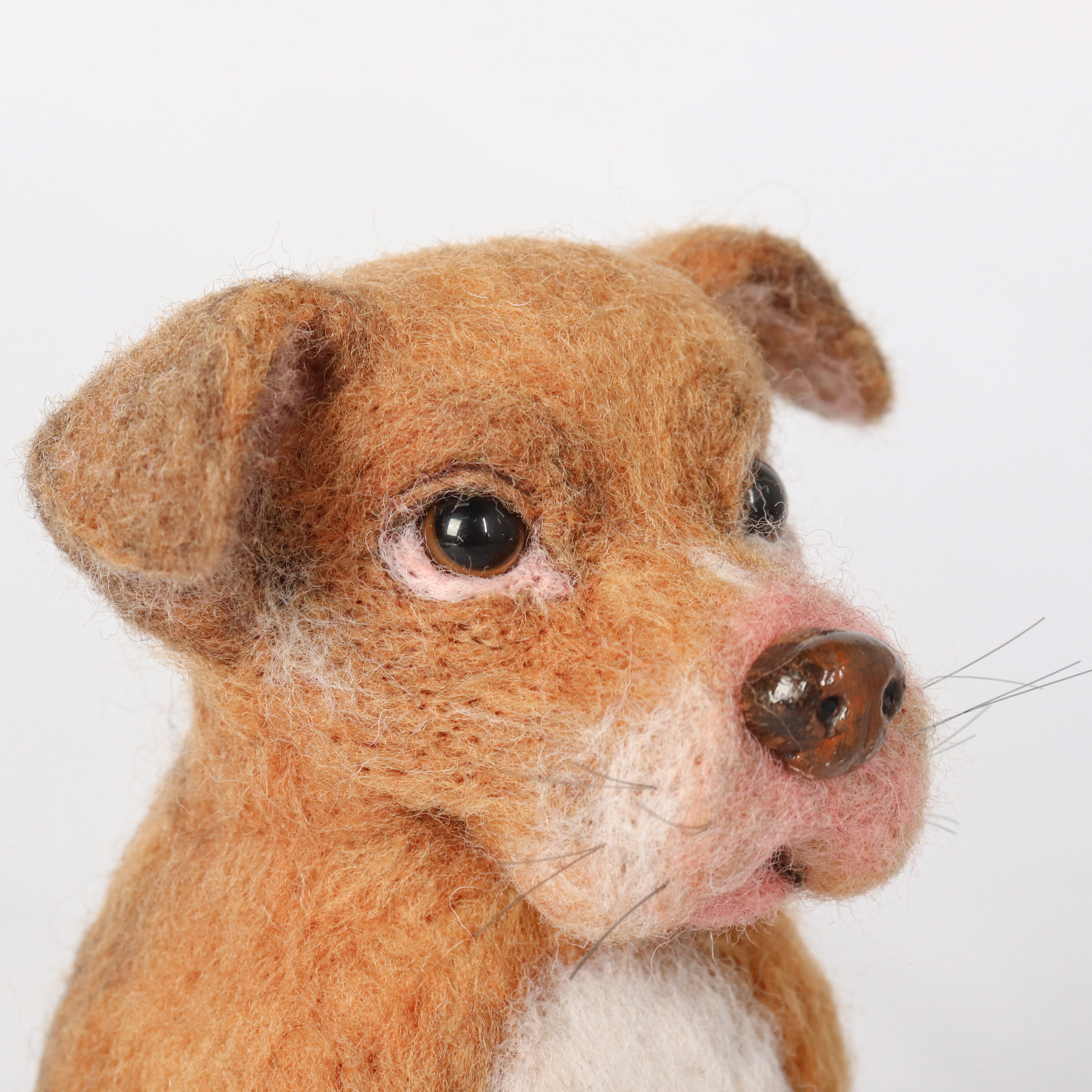 Custom Felt Pet Full Body Dog Replica for Pet Lover 6 Inches