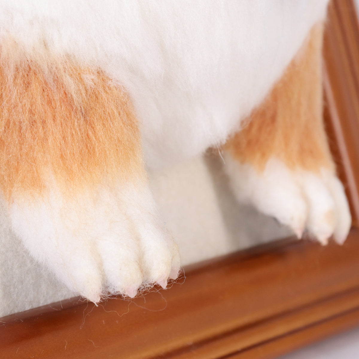 Custom Felt Dog Portrait Needle Felted  Corgi
