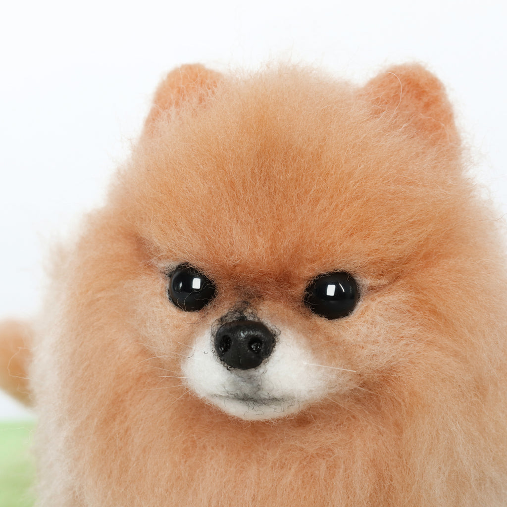 Custom Felt Sculptures Life Size Pet Replica Full Body 10 Inches