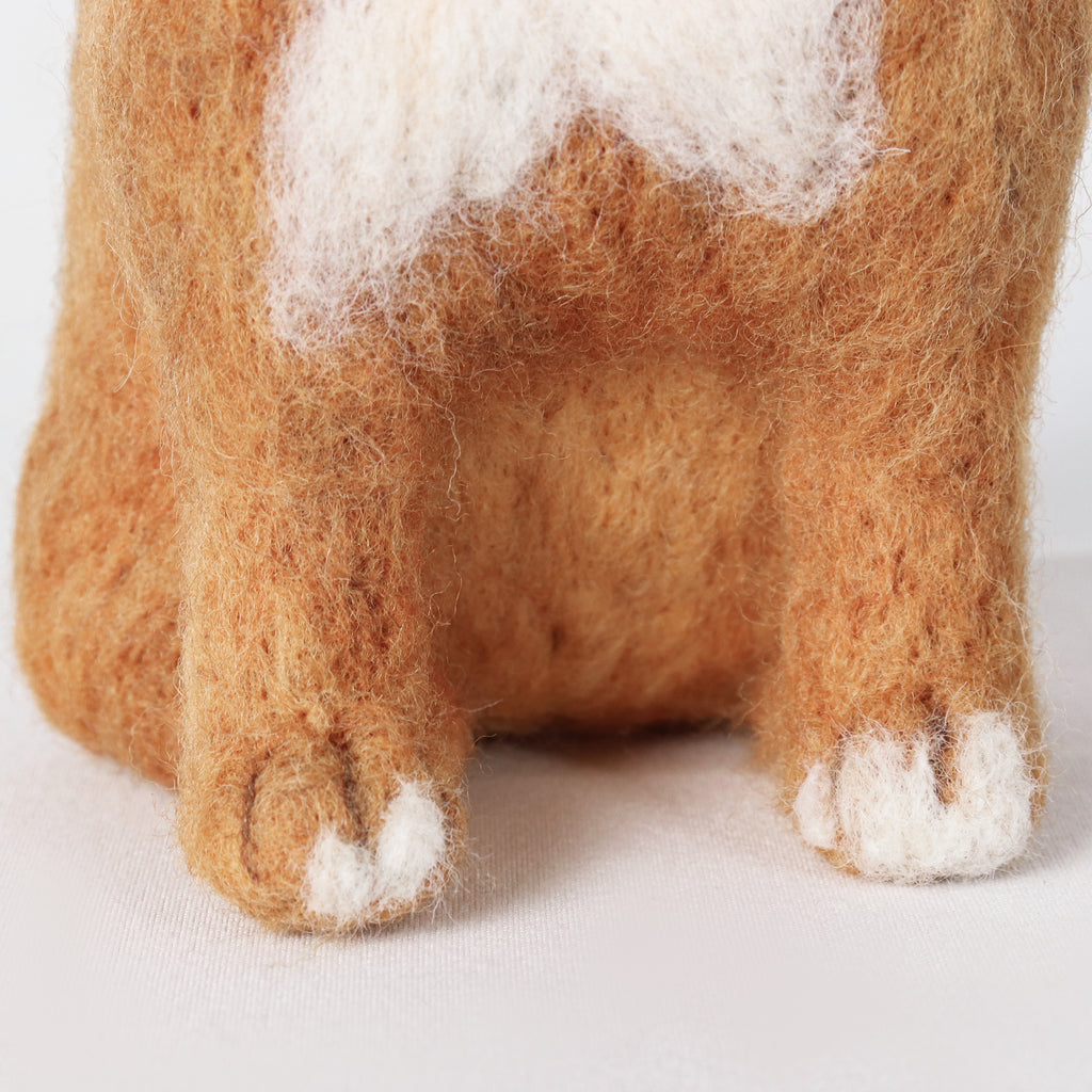 Custom Felt Pet Full Body Dog Replica for Pet Lover 6 Inches