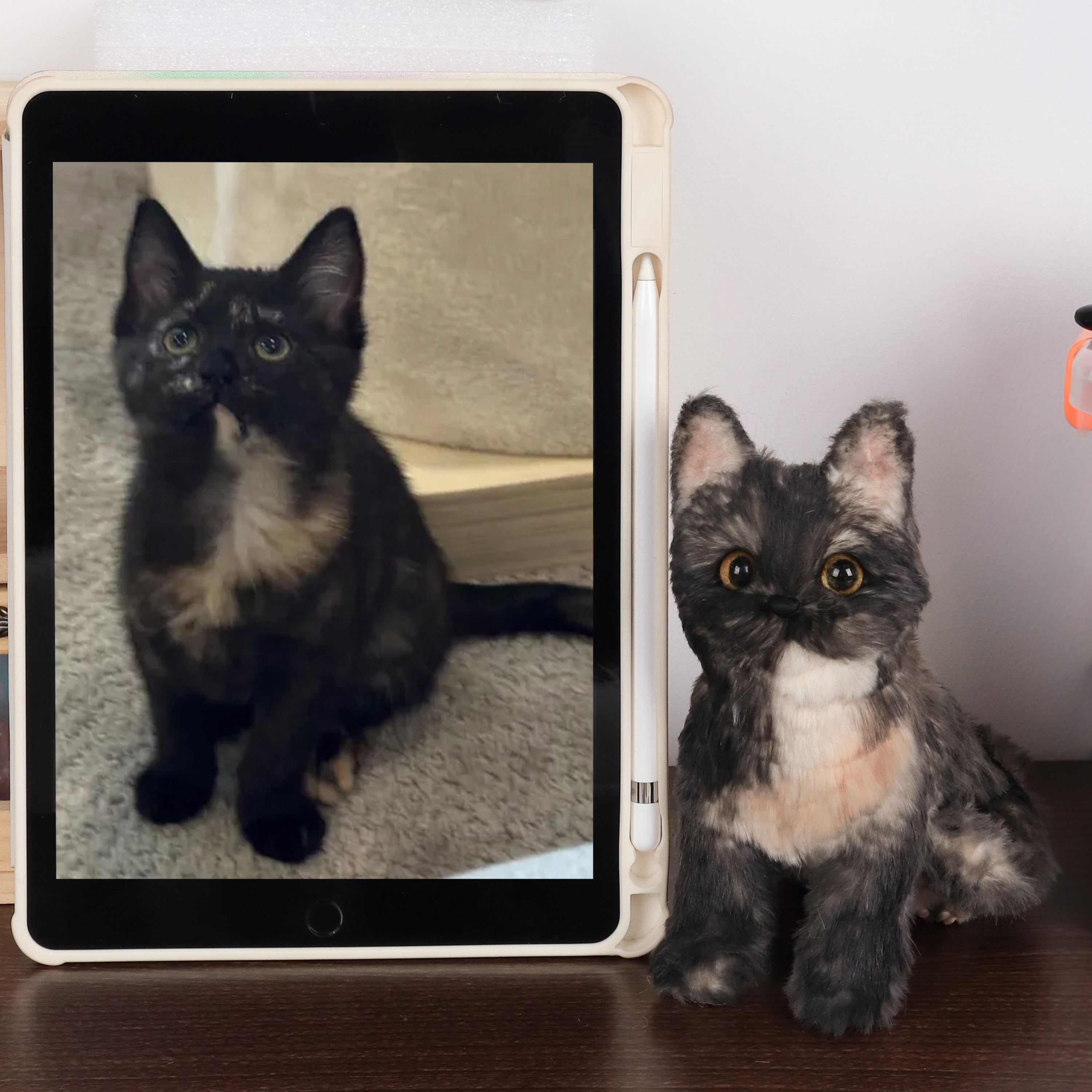 Custom Pet Replica Cat Plush Memorial Gift