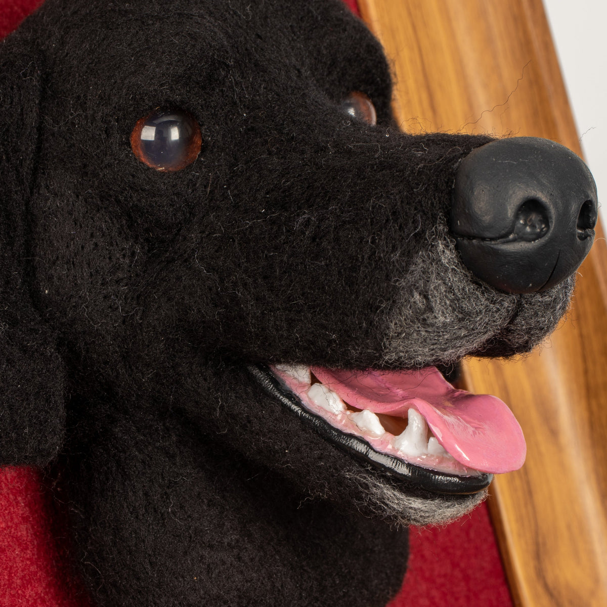 Wakuneco, Felted Dog Portrait Memorial for My Dog