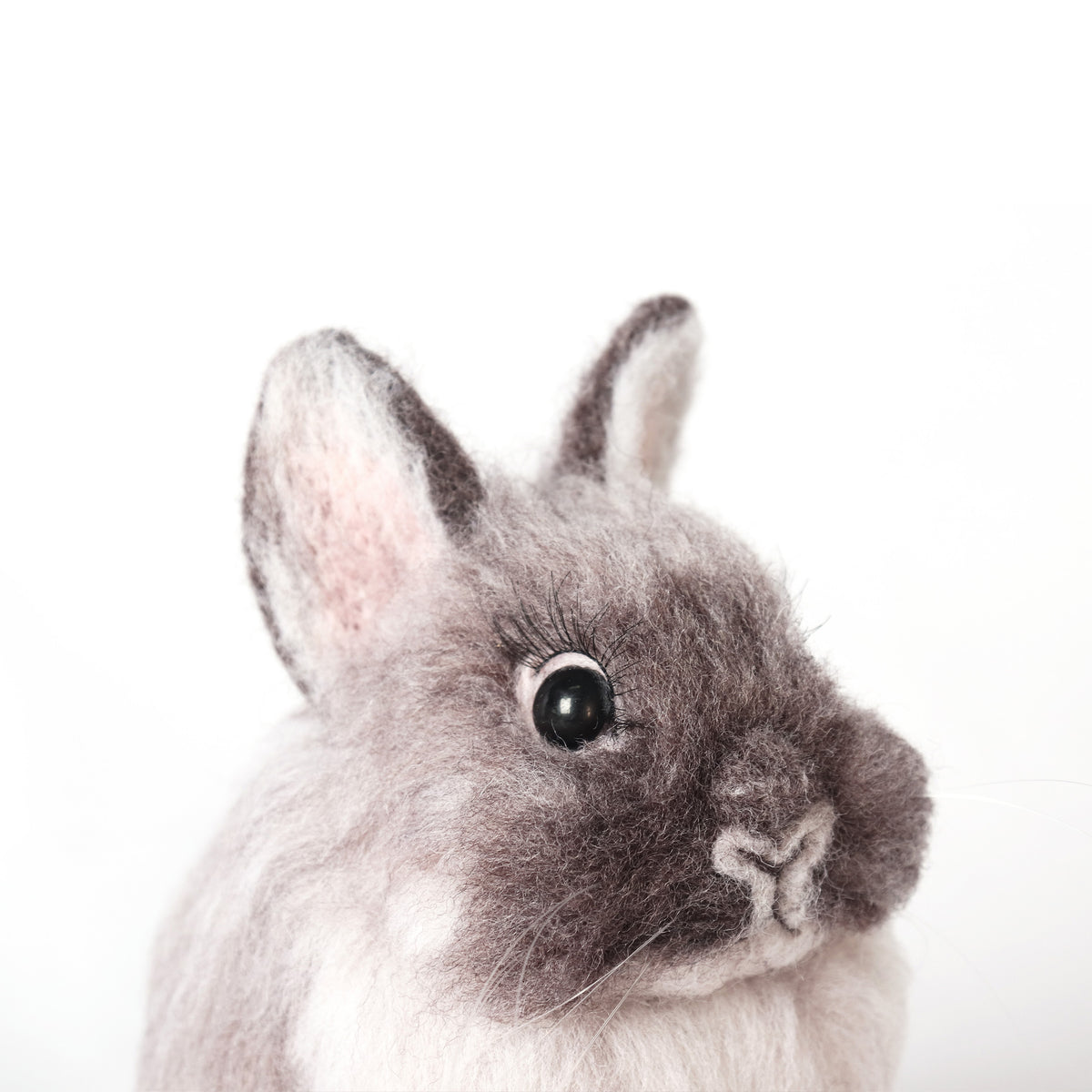 Needle Felt Rabbit Bunny Replica Keepsake