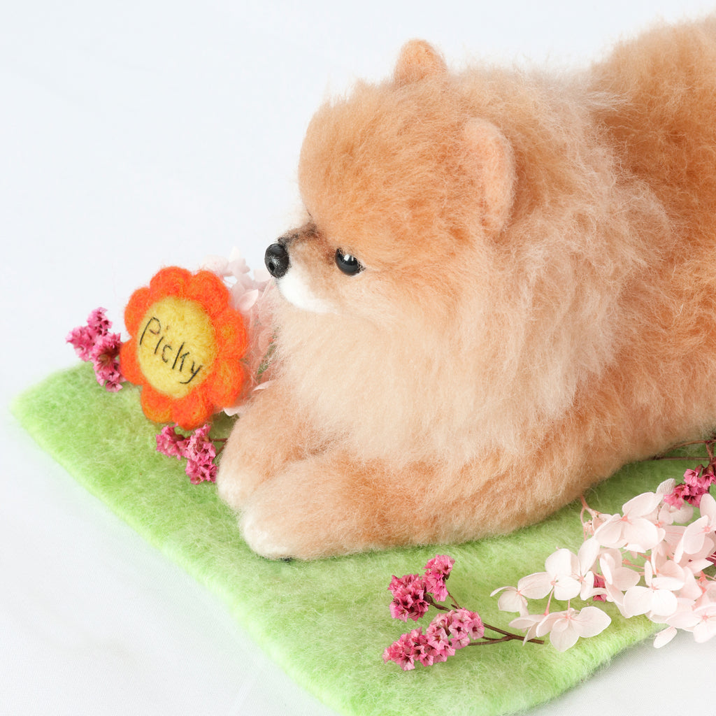 Custom Felt Sculptures Life Size Pet Replica Full Body 10 Inches