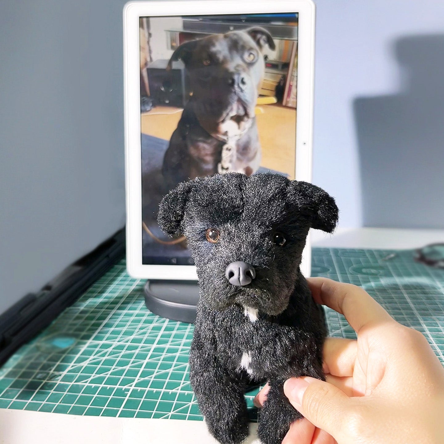 Felted Pets CustomFeltedPet-Needle Felted Pet Portrait Replica Memorial Gift ...